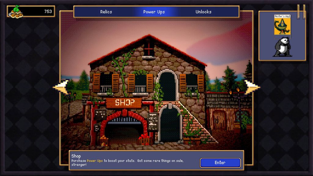 Vampire Crawlers Village screen capture 