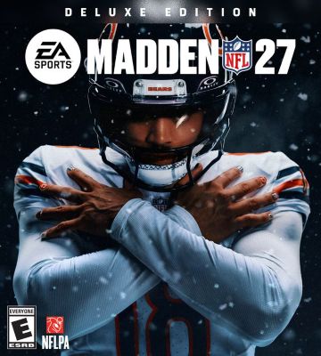 Madden NFL 27 up close shot of Caleb with hands crossed