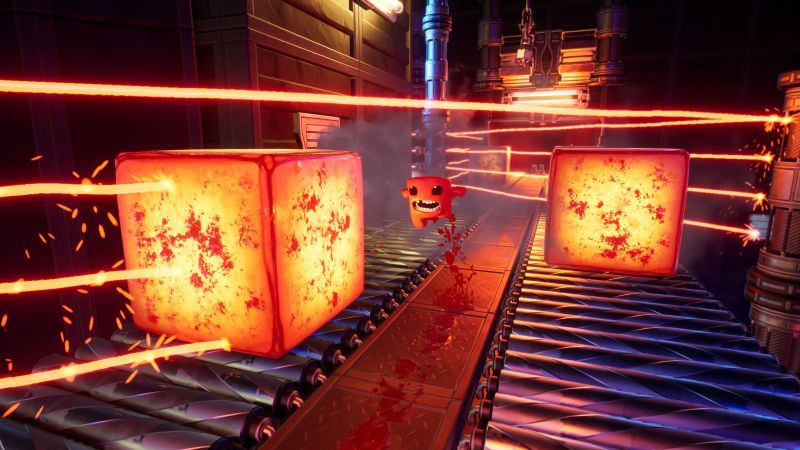 Super Meat Boy 3D laser 