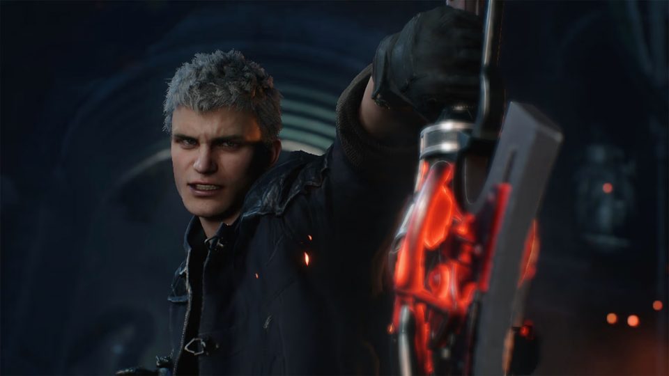 Nero getting ready to fight in 'DMC V'.
