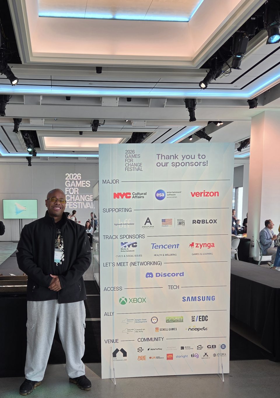 Several of the major sponsors that funded the amazing Games for Change event.