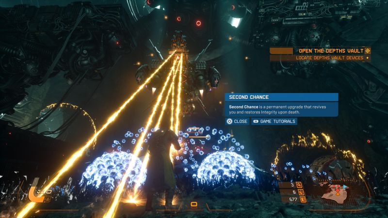 Saros Enemy and Projectile Screenshot