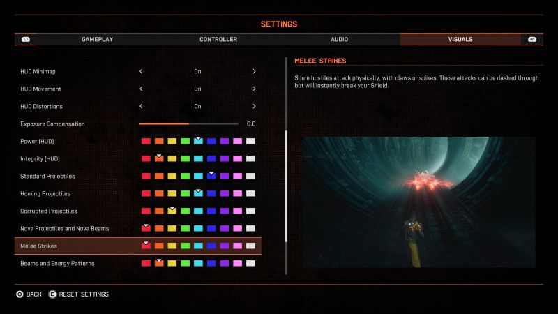 Saros Accessibility Option