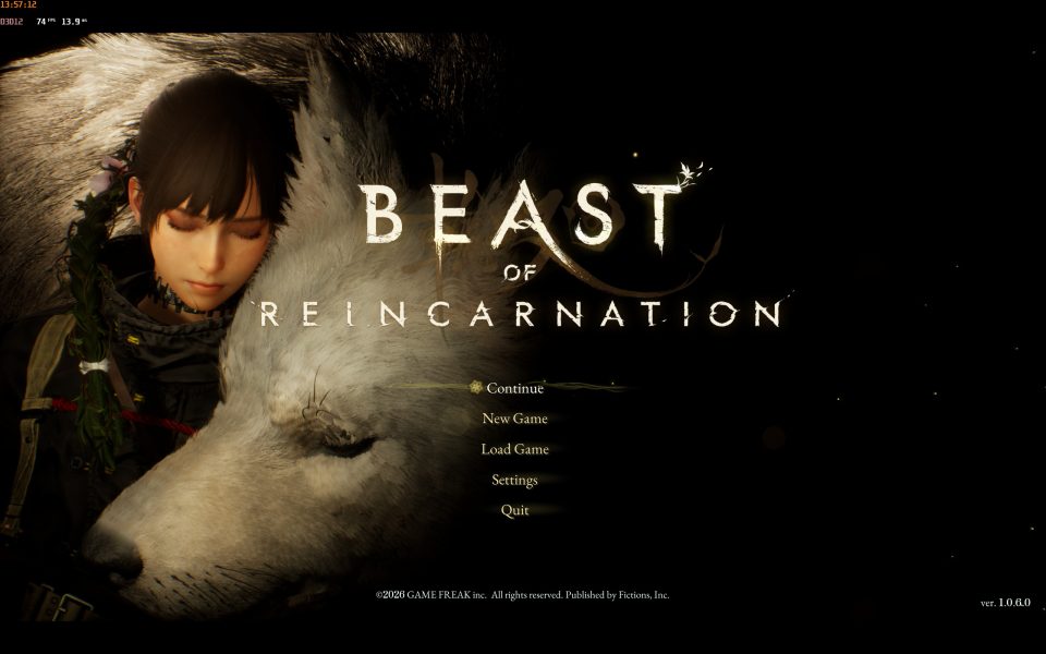 Title Screen - Beast of Reincarnation