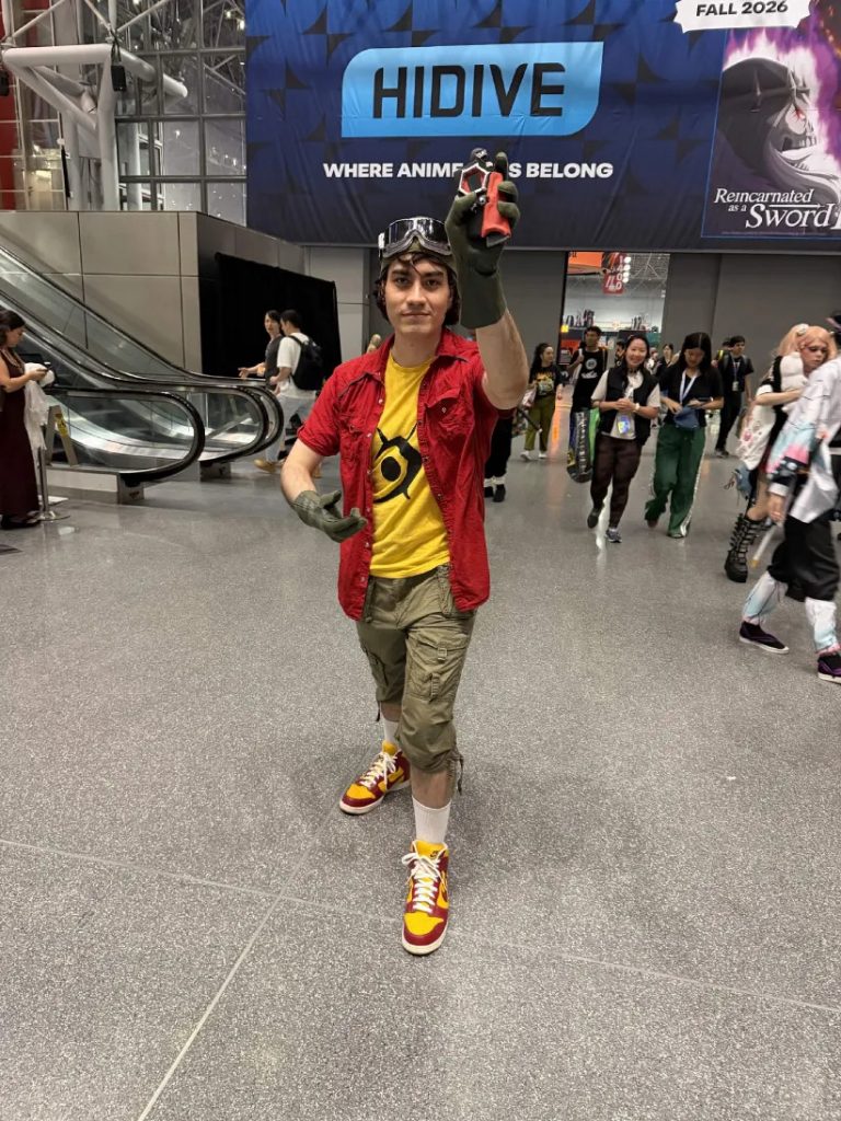 A surprise cosplay of one of the characters from 'Digimon' was present at AnimeNYC.