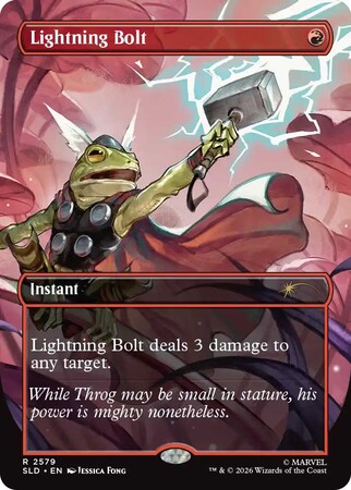 Alternate art of Lightning bolt