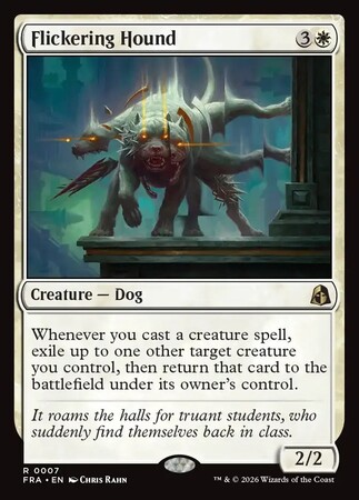 A demonic looking hound