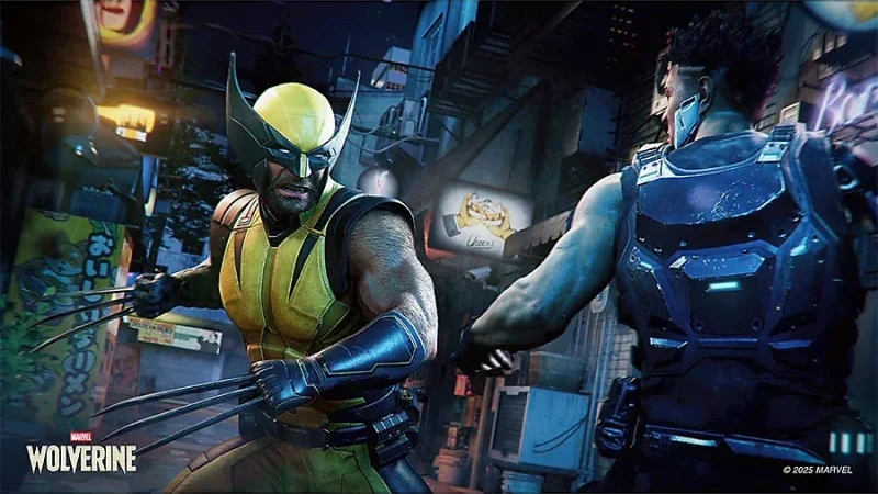 wolverine slashing at enemy