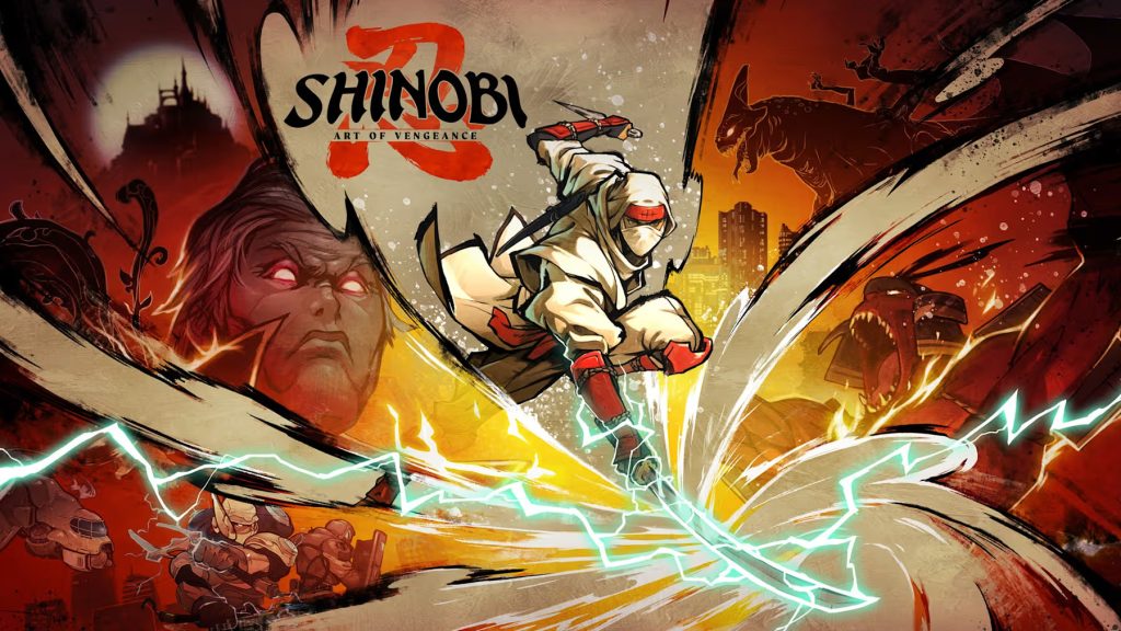 Key art for Shinobi: Art of Vengeance, out now on Switch 2.