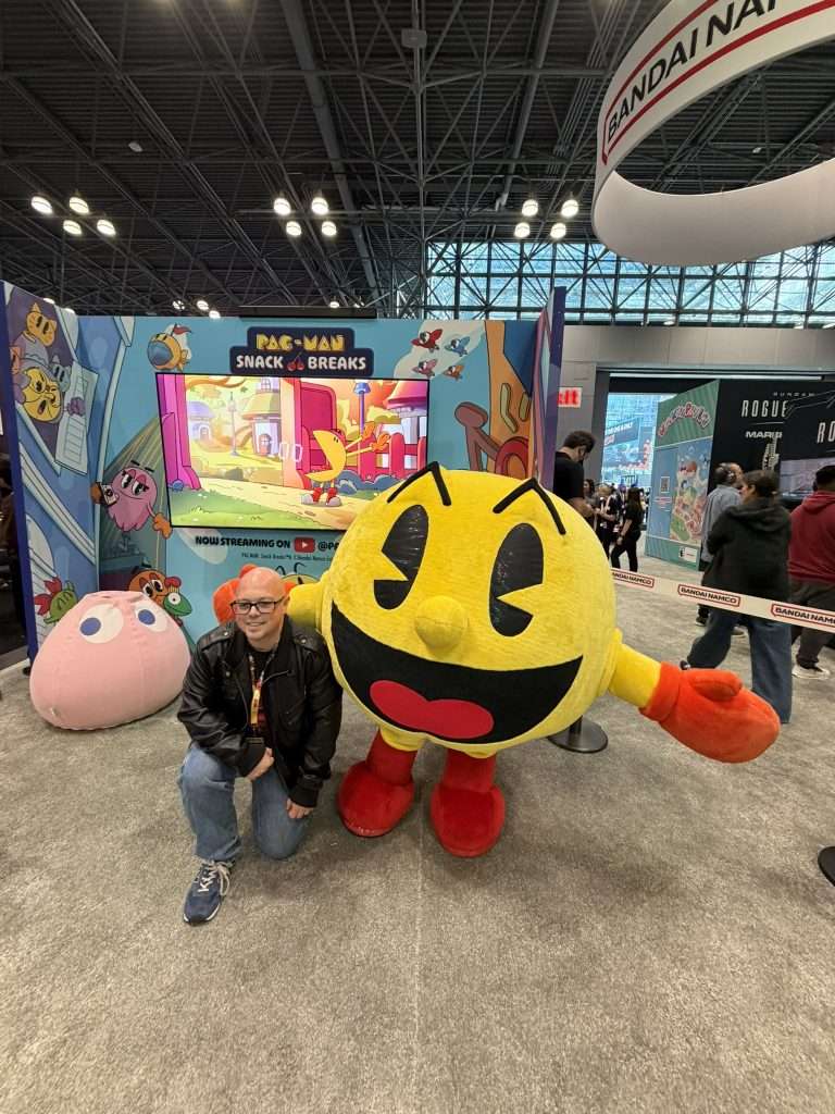 Who could pass on taking a picture with Mr. Pac-Man himself?