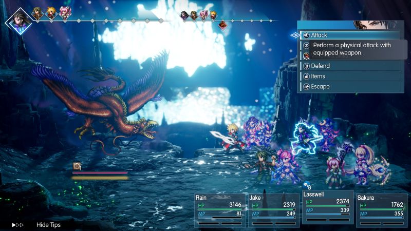 Final Fantasy Resonance battle