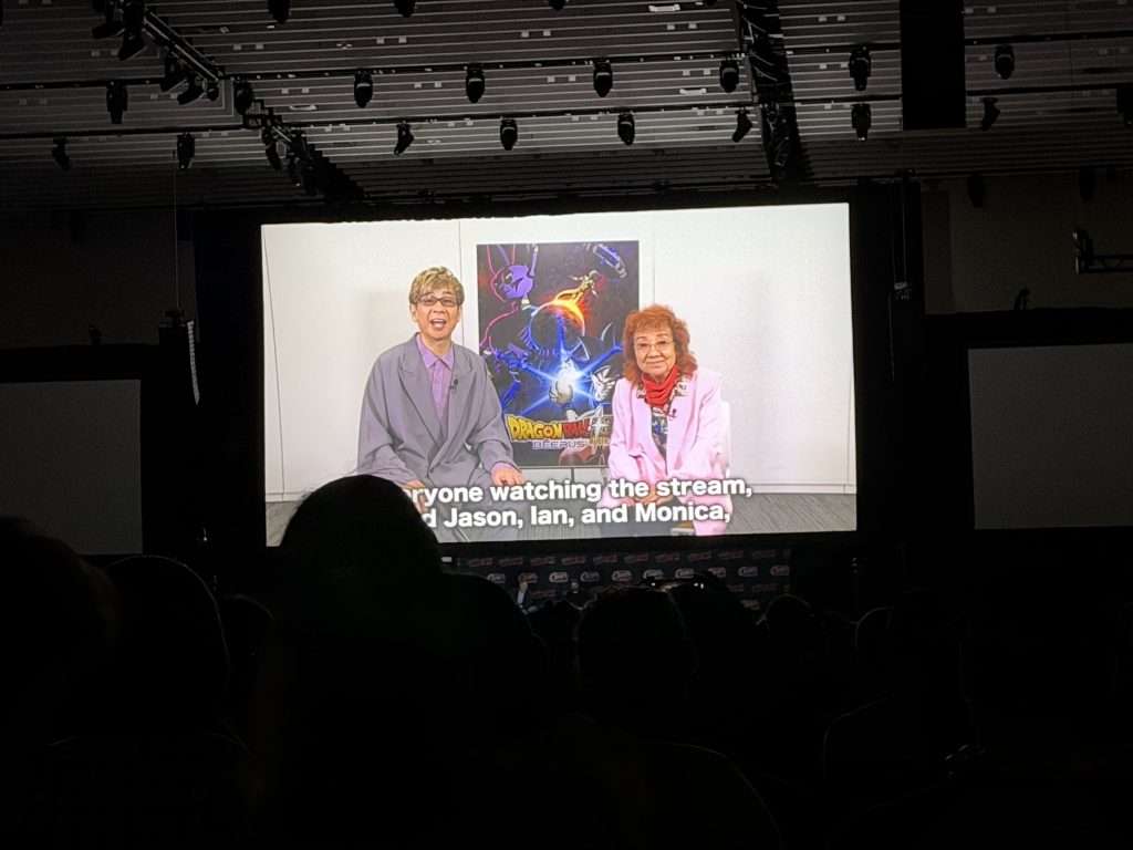 The ironic voice actors of the JP dub of Dragon Ball joining in on the Comic-Con fun!