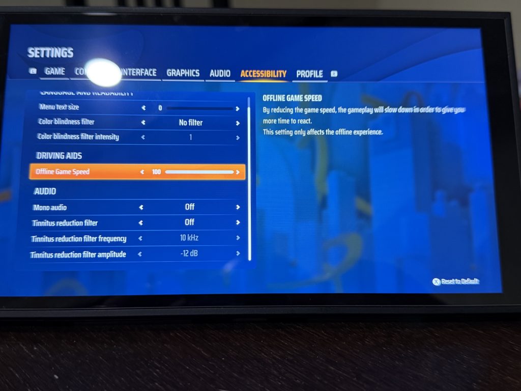 If the offline game speed is a bit much, you can customize that to your liking.