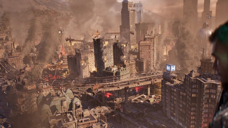 The city of Kalona from Gears of War E Day