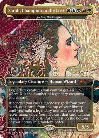 A woman painted in a very unique way