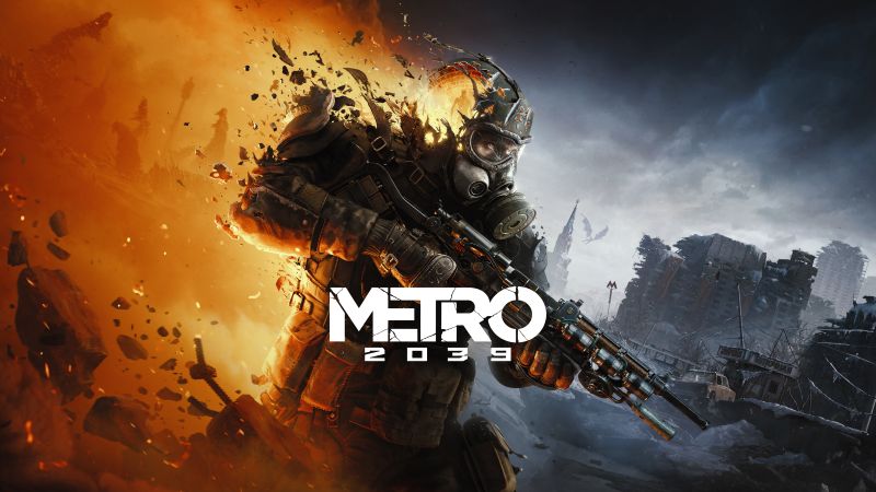 Metro 2039 Cover Art with Title in Center