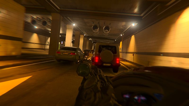 Modern Warfare 4 Shooting Outside of Car in Paris Tunnel