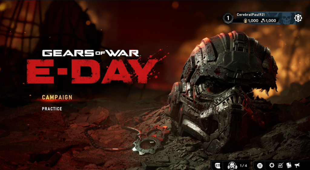 Gears of War E-Day Campaign title