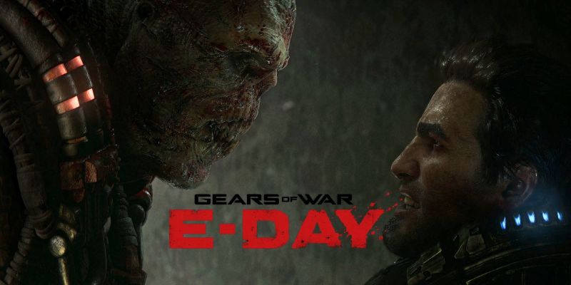 Gears of war : E day splash screen